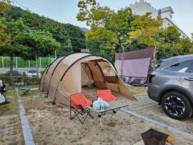 [경남/거제] 학동자동차야영장 F5 사이트 기록용 후기(feat....