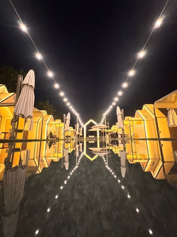 춘천글램핑 조명 감성 + 미러연못 인상적인 캠프 파지립