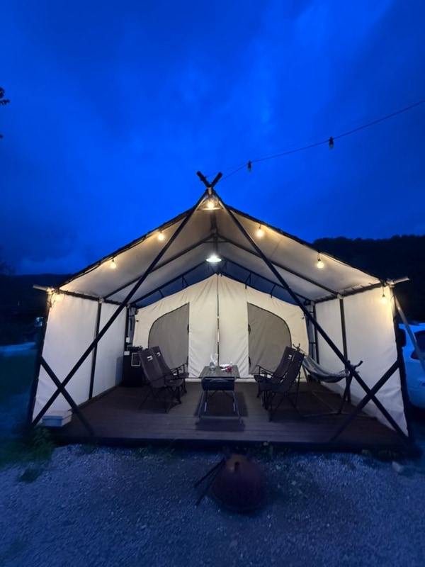 포천글램핑]포천호랑이캠핑산정호수점 포천아이와여행