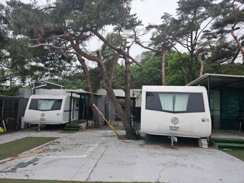 안양예술공원 가족과 캠핑하기 좋은 '지맨카라반파크' ^&^