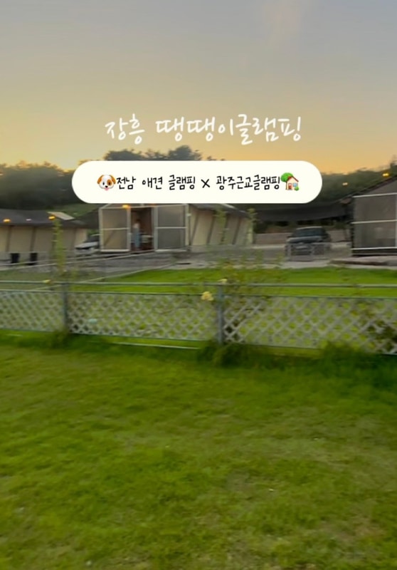 만난 별빛 가득한 힐링 여행기 전남 장흥 땡땡이글램핑