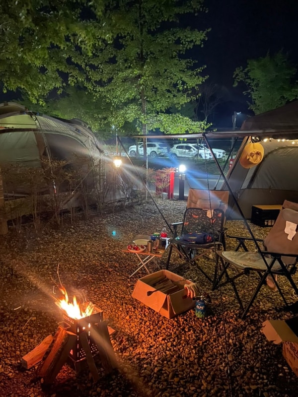 근교 캠핑장 전남 화순 고인돌 오토캠핑장 꾸버스 훈제박스...