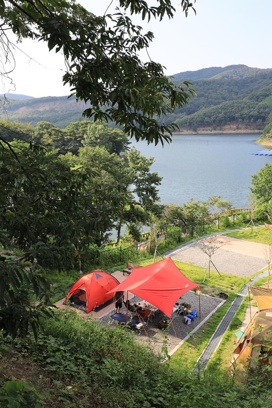 마장호수 휴 캠핑장 시설 사진 1