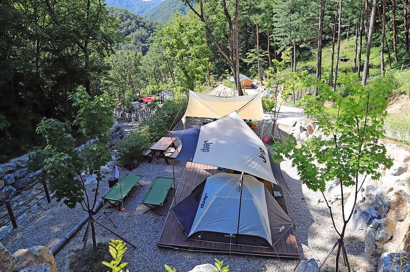 하추자연휴양림 야영장 시설 사진 13