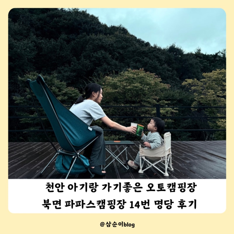 충남 천안 오토캠핑장 추천 15개월 아기랑 북면계곡 파파스캠...