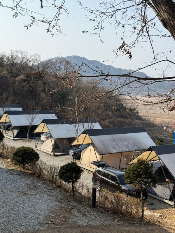 [인천/강화]깔끔하고 뷰좋은 강화도 '스톤캠핑장' 데크/타프존 5...