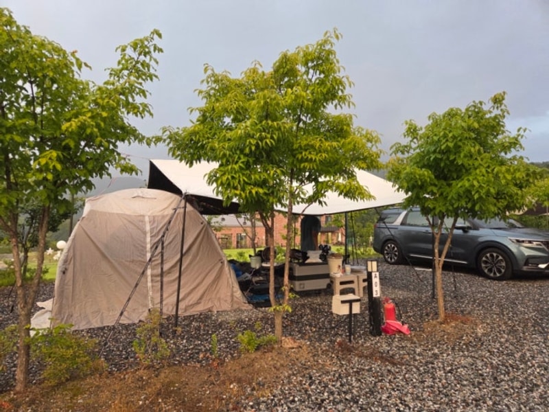 캠핑생활_홍천 세이지힐오토캠핑장 (여름막바지캠핑)