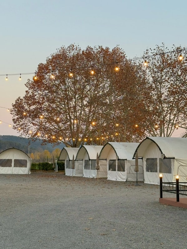 창녕 캠핑장 l 당일캠프닉... 키즈카페 낙동강 위더스글램핑