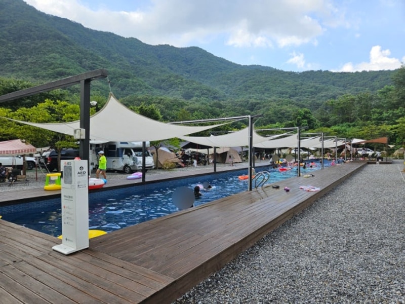 포천 캠프원 수영장 키즈캠핑장 키추천 리뉴얼후 수영장...