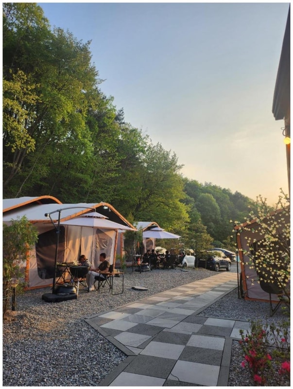 함께한 힐링 여행에 딱이었던 춘천글램핑장 춘천신촌캠프장