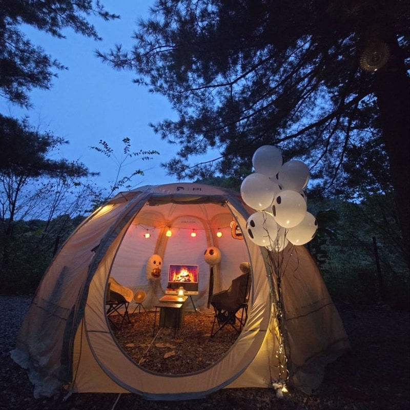 2025할로윈캠핑 포천캠핑장 몬테비얀코캠핑장 부부캠퍼