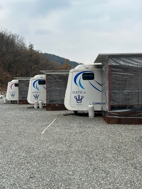 가평캠핑장 서울 근교 카라반 펜션 추천 캠프게이트 청평...