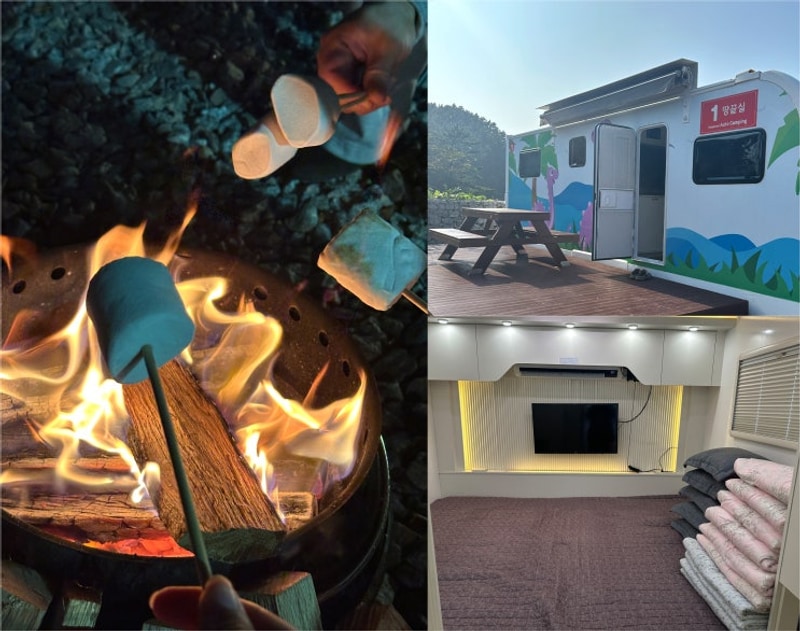 전남 카라반 캠핑장 해남 땅끝오토캠핑장! 신형 시설 후기