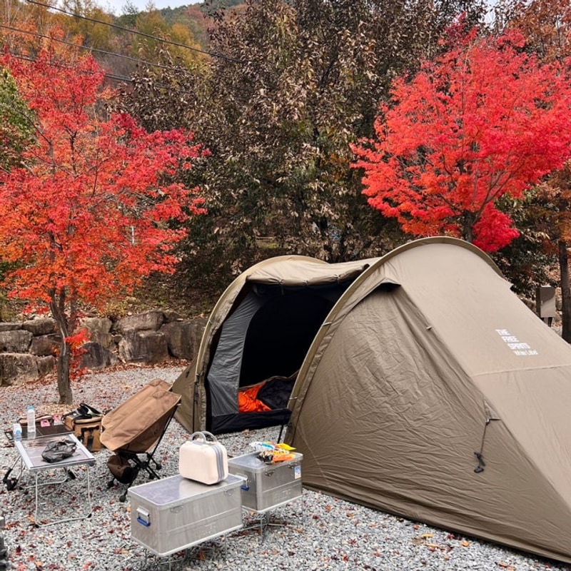 08~09 경북 문경 캠핑, 1박 2일 가을캠핑 '리우 캠핑장' B8...