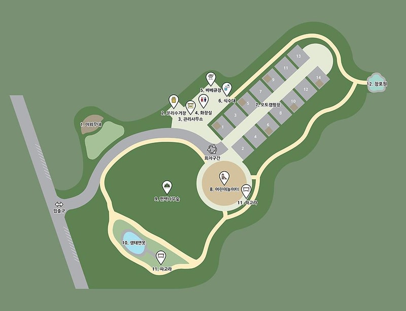 하기숲 가족캠핑장 시설 사진 16