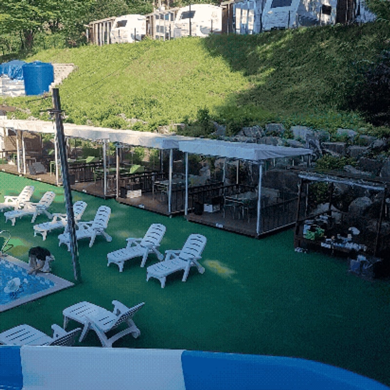 서울근교 취사가능수영장 포천 알맹이캠핑 당일치기존 후기...