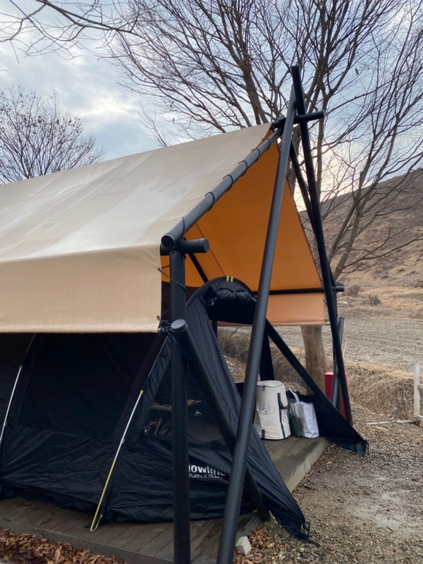 3월 캠핑 : 양평 노산팔경 캠핑장/ 스노우라인 새턴2룸