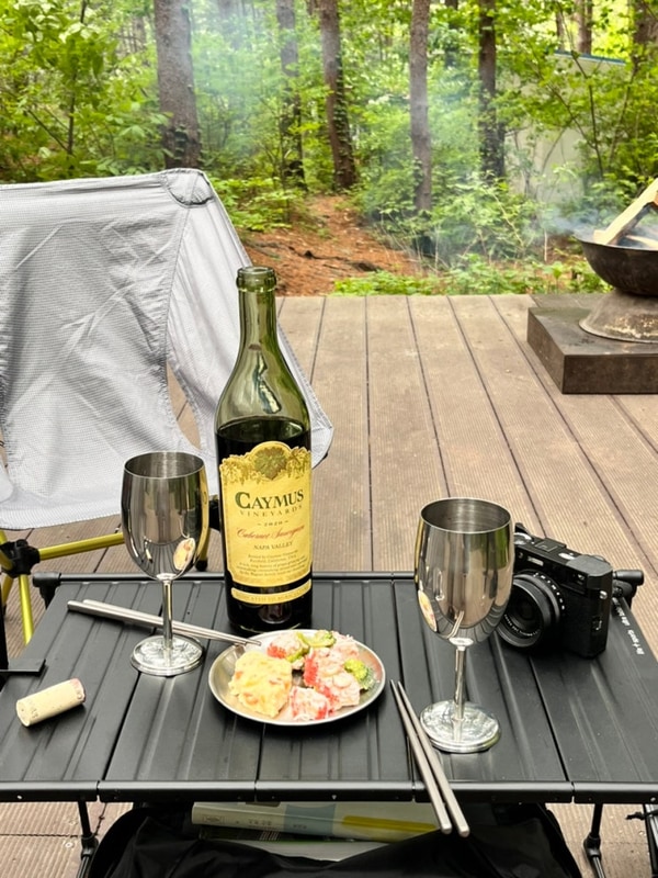 가평 호명산 잣나무 숲속 캠핑장