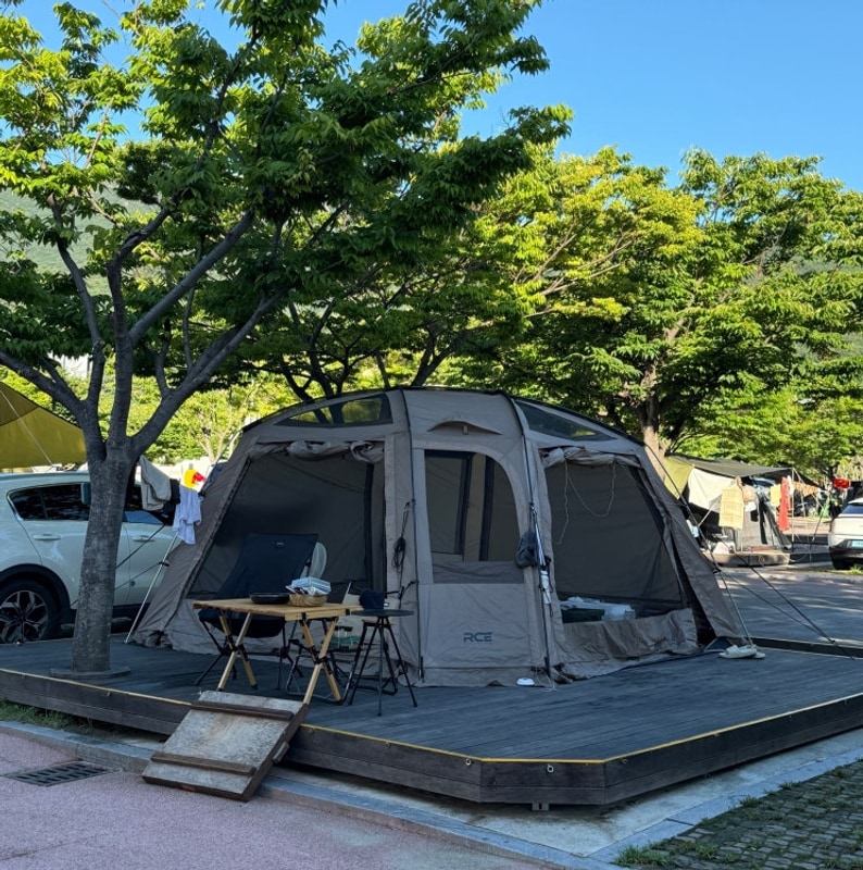 거제 몽돌해변 학동자동차야영장 이용 후기 l D3 사이트...