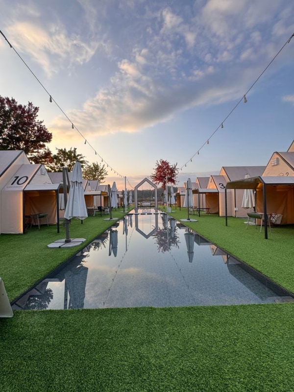 춘천 감성 캠핑식당 캠프 파지립, 당일치기 글램핑 느낌 제대로