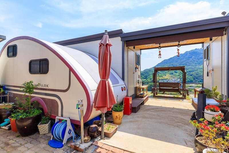 합천호 문워크 카라반 캠핑 시설 사진 9