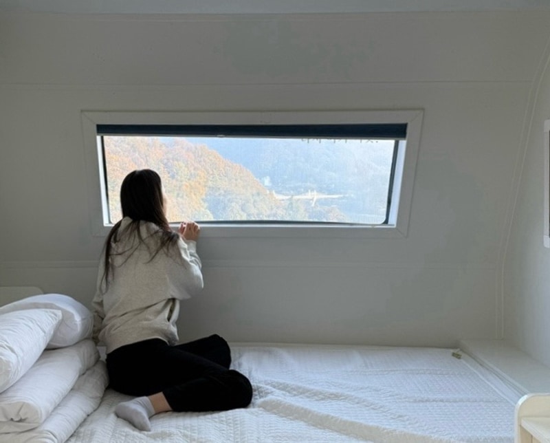 가평 카라반 캠프게이트 청평 12호 뷰, 바베큐 내돈내산 후기