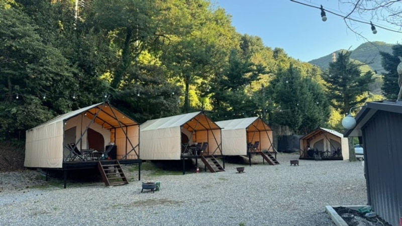 가평 호랑이캠핑 리버뷰 가을 글램핑 추천 솔직 내돈내산 후기