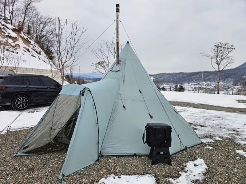 #129.양평 달마당캠핑장 라디트렉시콘 텐트(25.01.30~2.1)