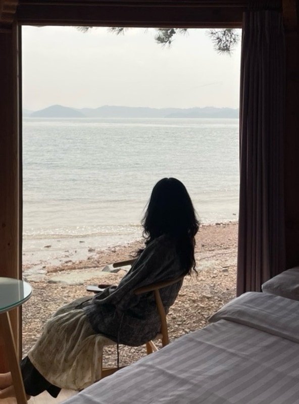 서산벌천포캠핑장 오션뷰 한옥 글램핑 숙박 내돈내산