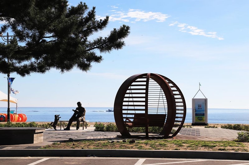 낙산해수욕장 야영장 시설 사진 1