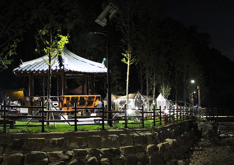 진밭골야영장 시설 사진 1