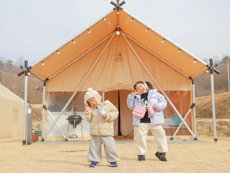 대구근교 글램핑장 아이랑 경북 왜관 칠곡 힐포레 글램핑...