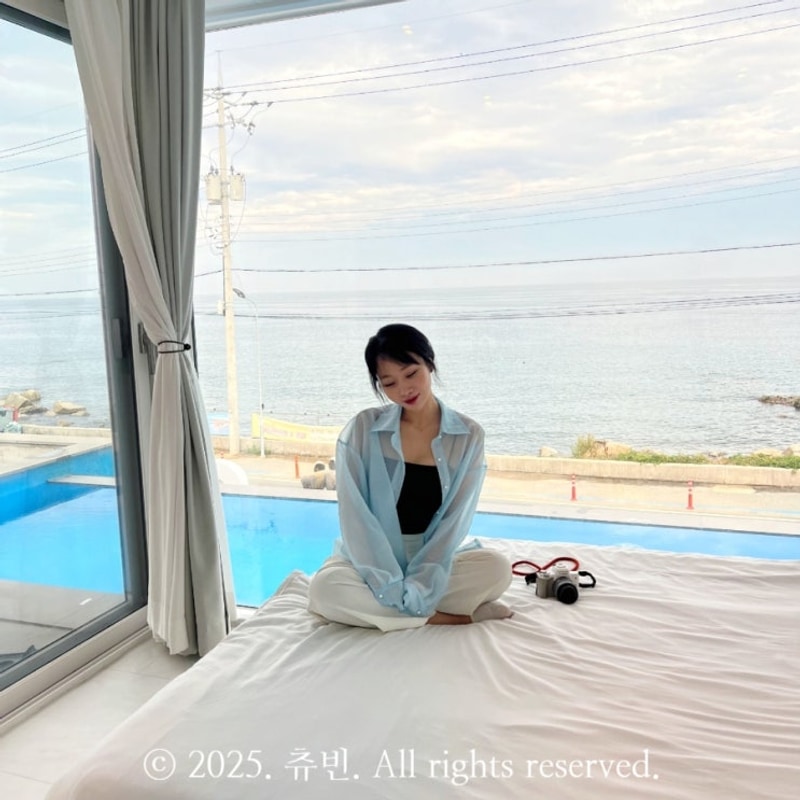 스페이스 영덕 글램핑 오션뷰 애견동반 가능한 영덕 풀빌라 후기