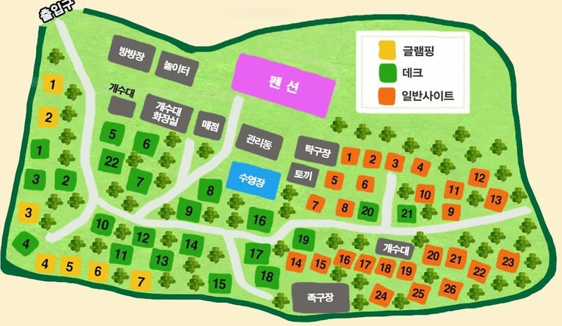 서천 늘푸른캠핑장 시설 사진 21