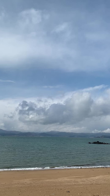 고흥만수변노을공원오토캠핑장  앞바다