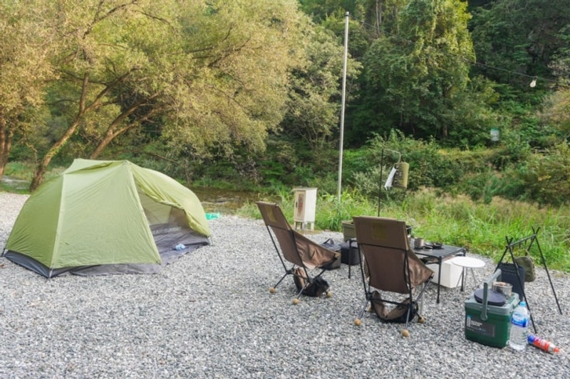 서울 근교 계곡이 있는 경기도 양평 온누리캠핑장 A0 사이트 후기