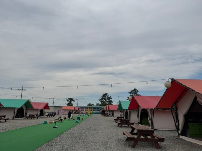 영암들소리키즈글램핑(실내에어바운스, 물고기 잡고, 수영장도...