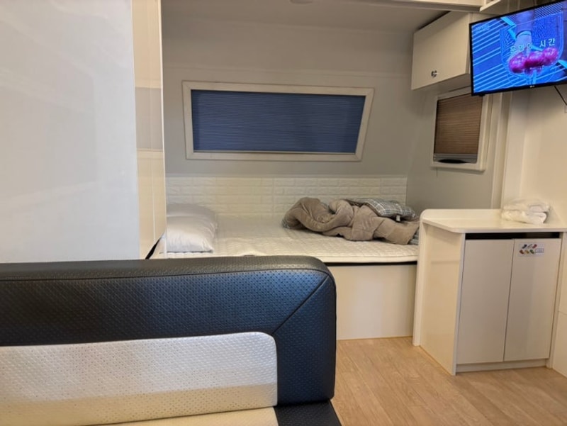 홍천 쁘띠힐링카라반 1호 내돈내산 위생이 마음에 들어 또 올래