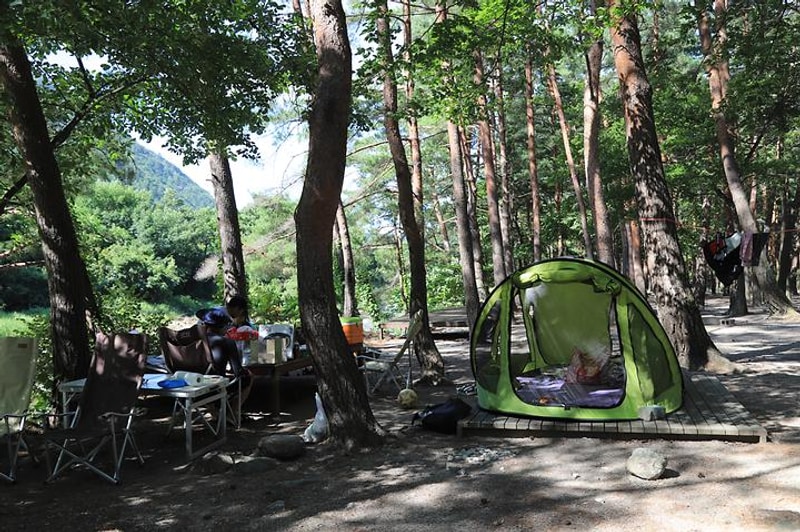 얼음골야영장 대표 사진