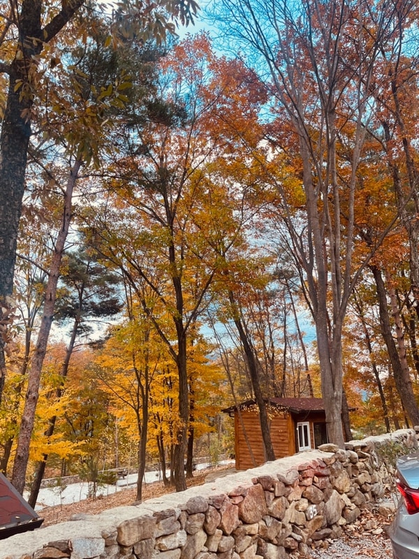 거창 산중오토캠핑장, 고요했던 가을