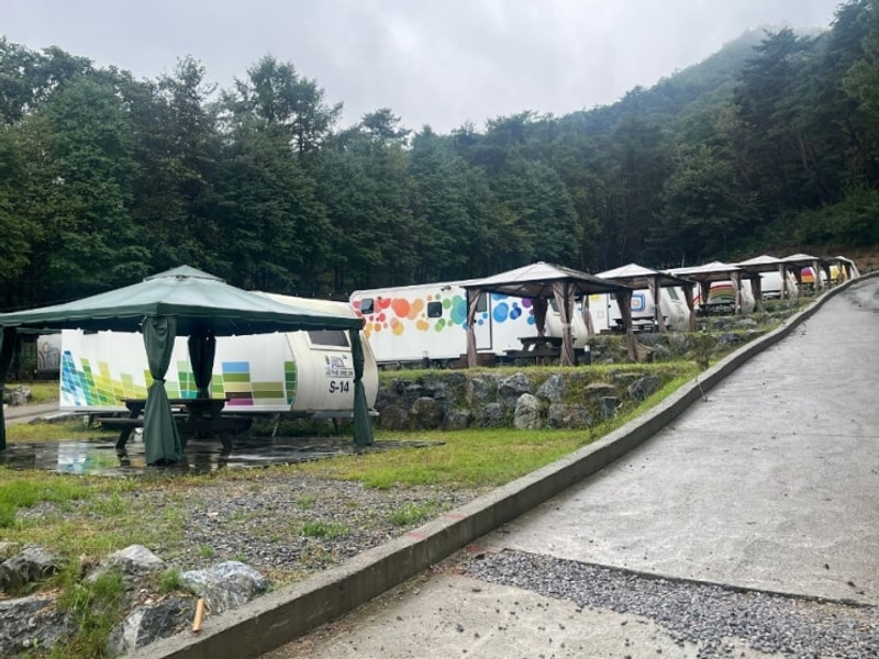 자연 속 감성 캠핑, 제천카라반더그린에서의 하루