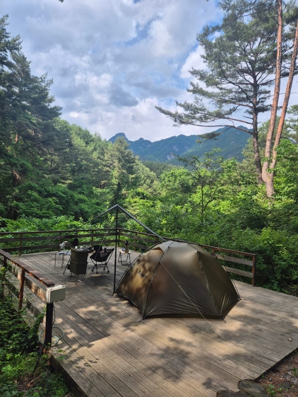 설악산이 보이는 인제캠핑타운