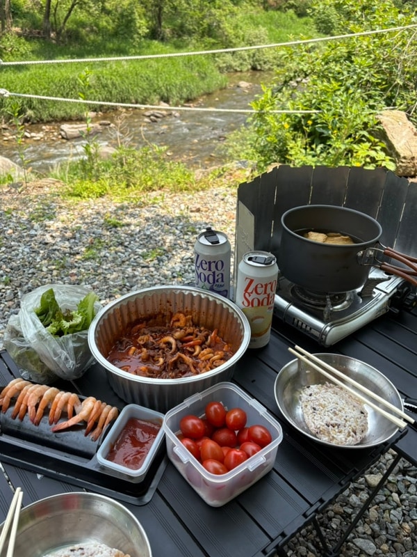 서울 근교 당일치기 하기 좋은 양평 계곡뷰 캠핑장 : 노문야영장