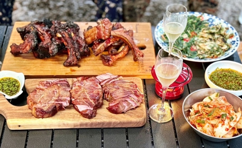 화천 마음이 머무는 곳 캠핑~  펜핑~ 계곡물에 발담그고...