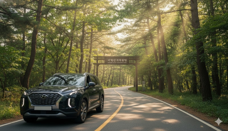 비학산자연휴양림 포항 카라반 캠핑 숲이 건네는 고요한 위로