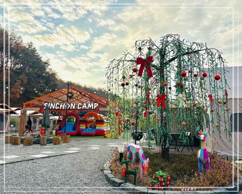 춘천글램핑 깨끗하고 아이들이 어울린 춘천신촌캠프장
