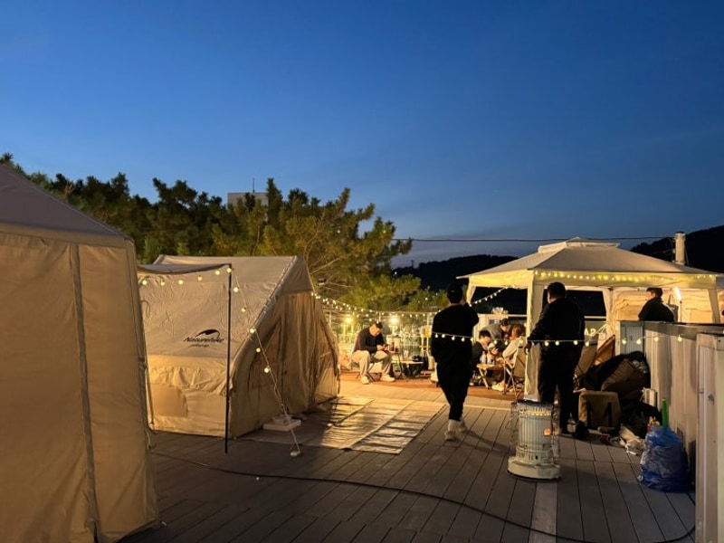 [서울 근교 인천 단체 캠핑] 을왕리 솔트 캠핑장 N 번째 방문 후기!