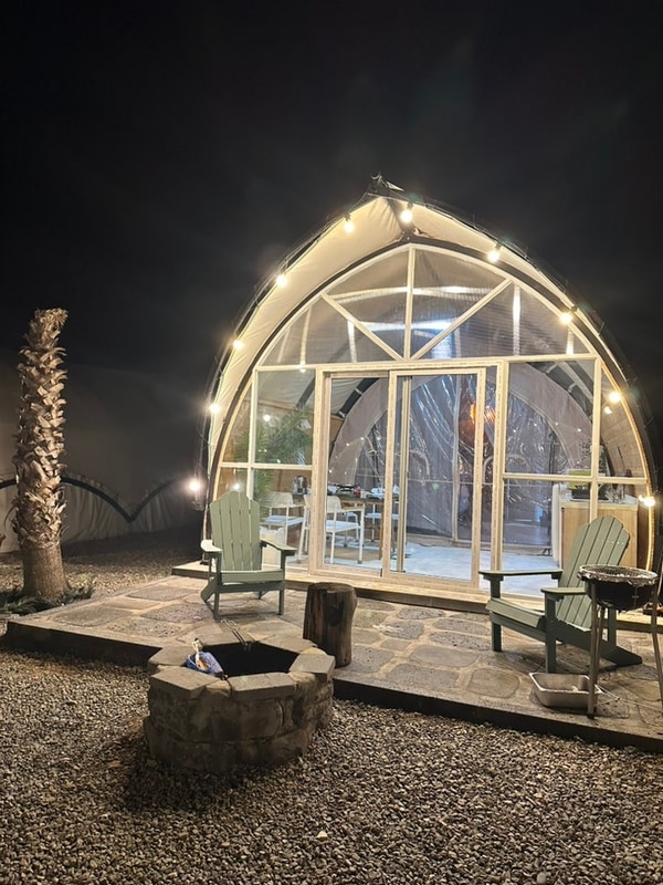 산청 글램핑장 내돈내산 추천... 하는 사계절 풀장 월명글램핑