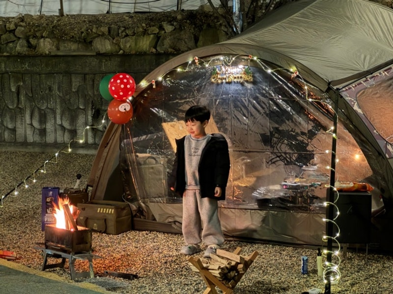 [내돈내산] 금오산힐링캠프 애견 캠핑장 방문 후기(김천)