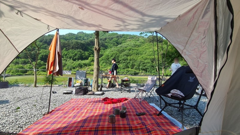 계곡 캠핑, 강원도 홍천 대룡산 오토캠핑장